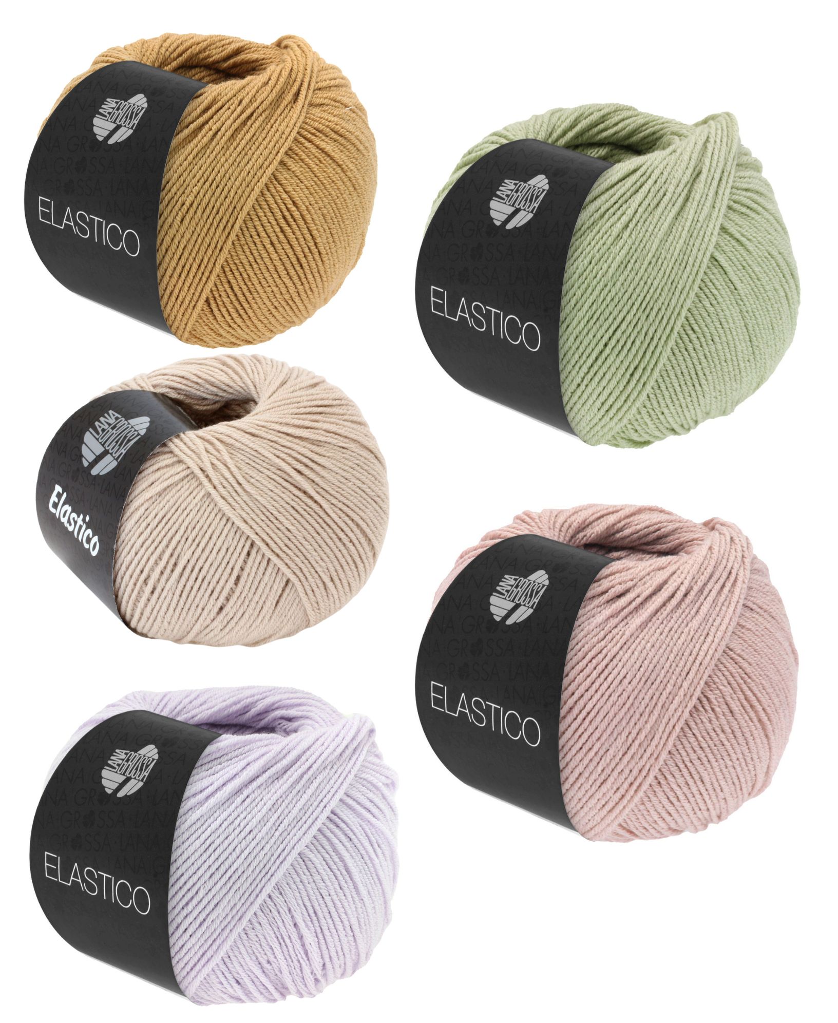 Camel/Beige/Blasslila/Schilfgrün/Altrosa