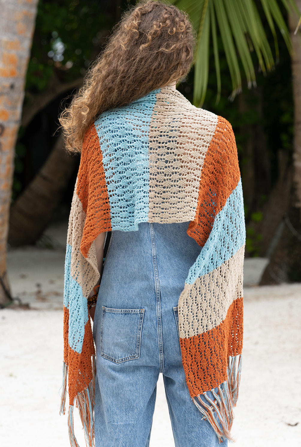 Modellansicht Bild 6: Gestreifte Stola