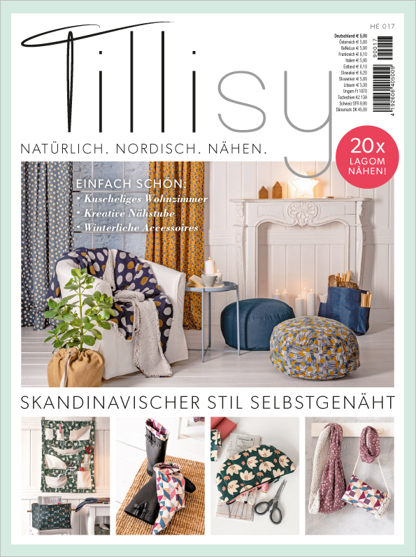 Tillisy HE 017 - Natürlich. nordisch. Nähen Magazin Produktbild: Tillisy - Natürlich. nordisch. Nähen