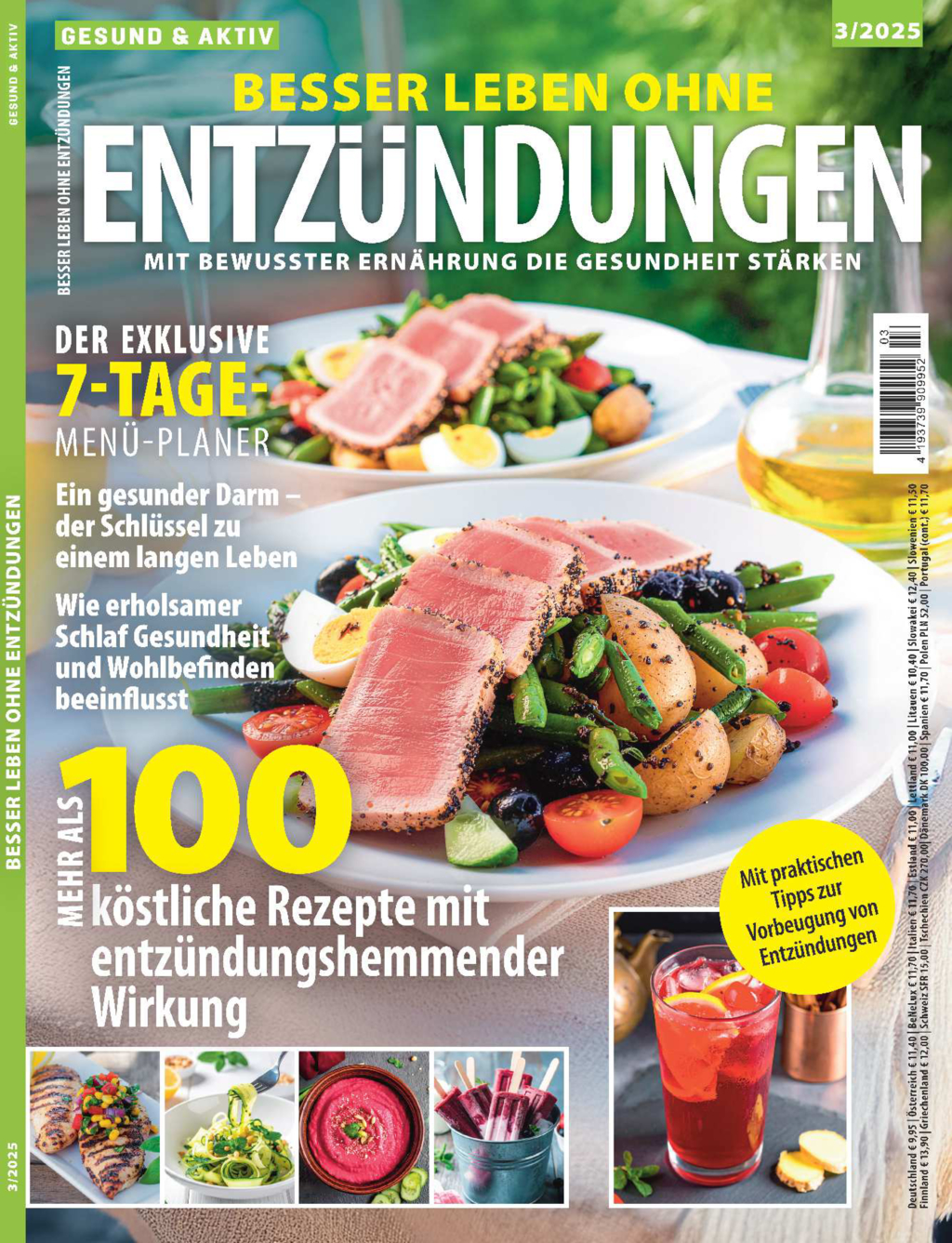 Magazin Produktbild: Gesund & Aktiv 3/2025: Besser leben ohne Entzündungen
