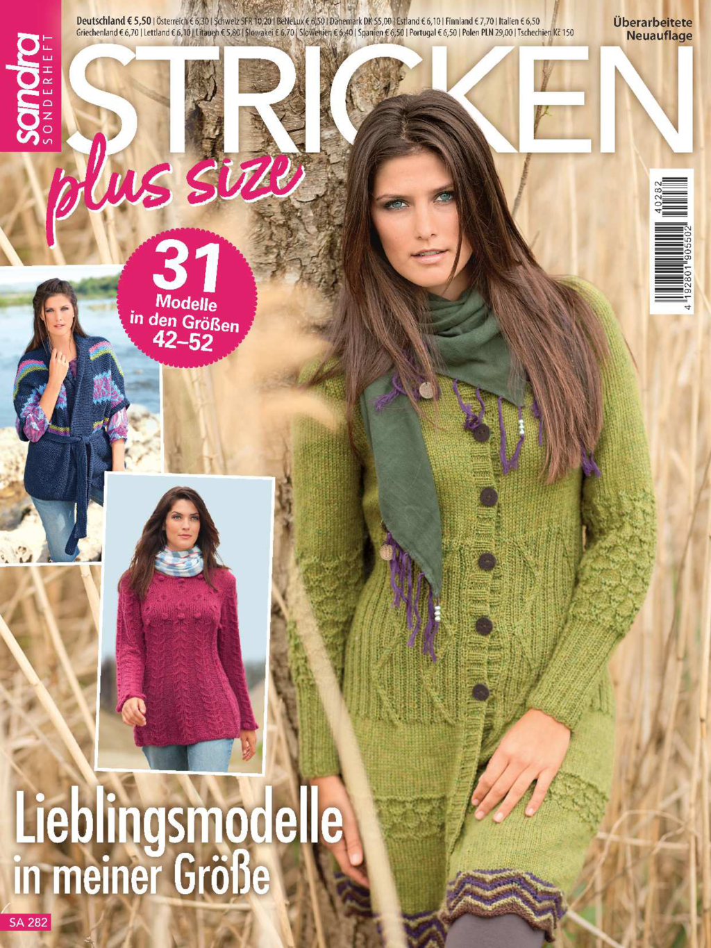 Sandra Sonderheft SA 282 - Stricken Plus Size Magazin Produktbild: Sandra Sonderheft SA 282 - Stricken Plus Size