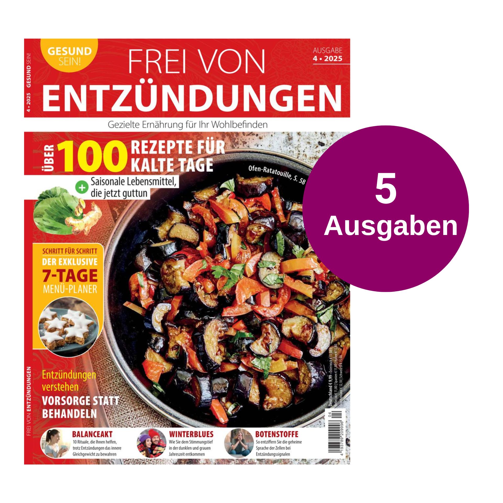 Gesund sein! - 5 Ausgaben lesen