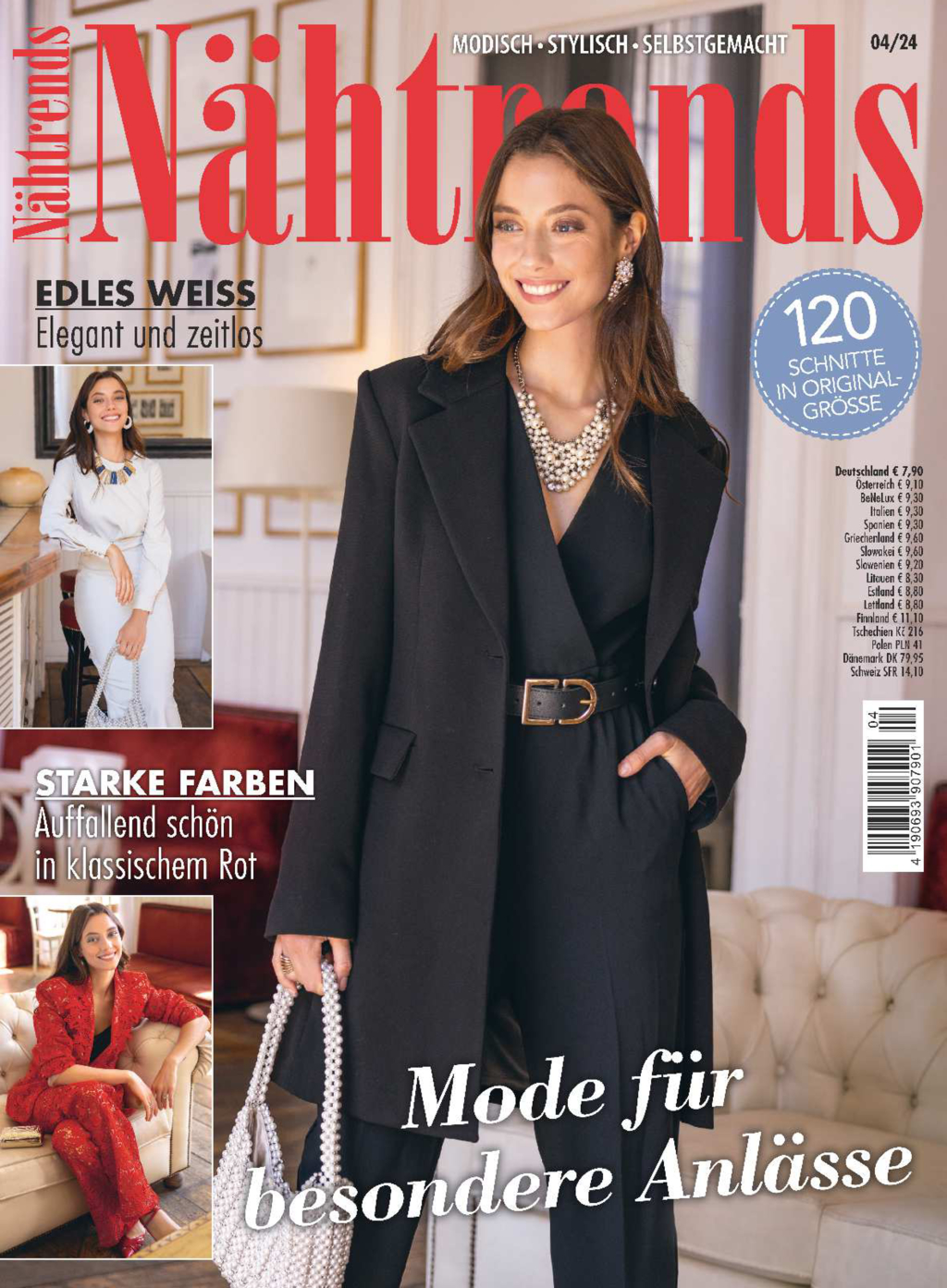 Nähtrends Nr. 4/2024 - Mode für besondere Anlässe Magazin Produktbild: Nähtrends Nr. 4/2024 - Mode für besondere Anlässe
