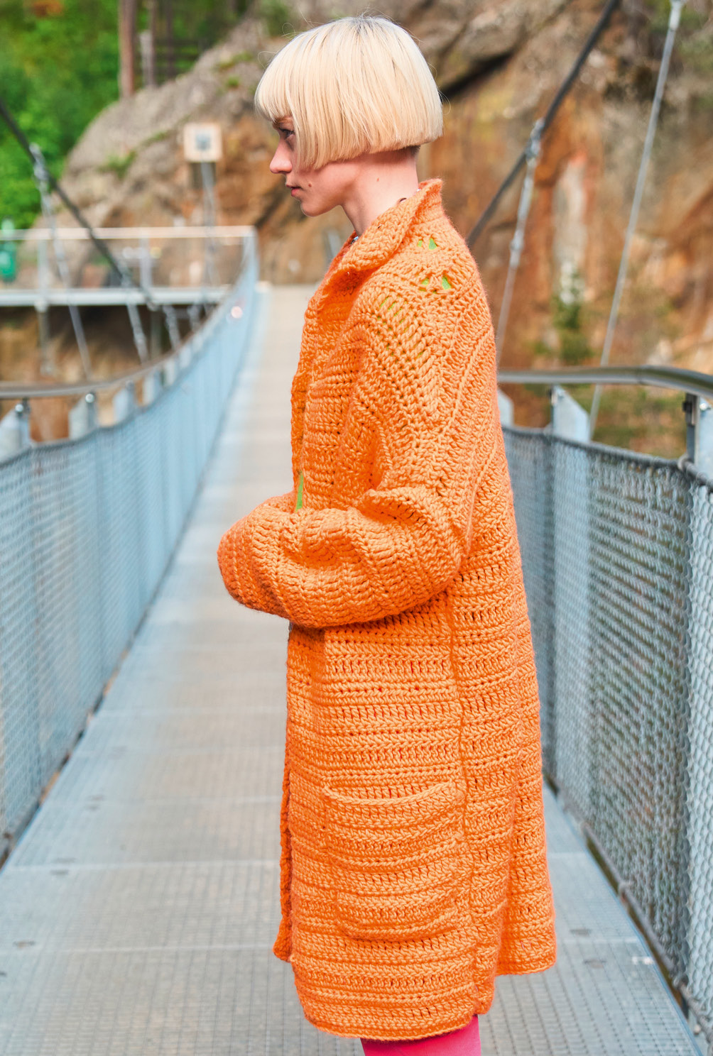 Modellansicht Bild 4: Gehäkelter Mantel