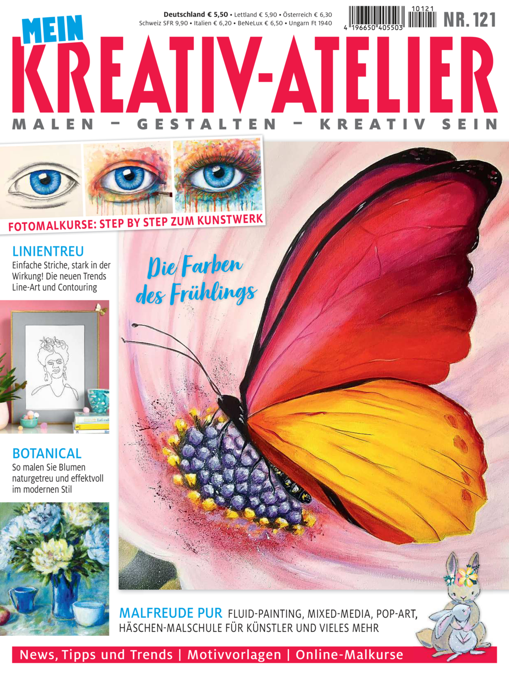 Magazin Produktbild: Mein Kreativ-Atelier Nr. 121 - Die Farben des Frühlings