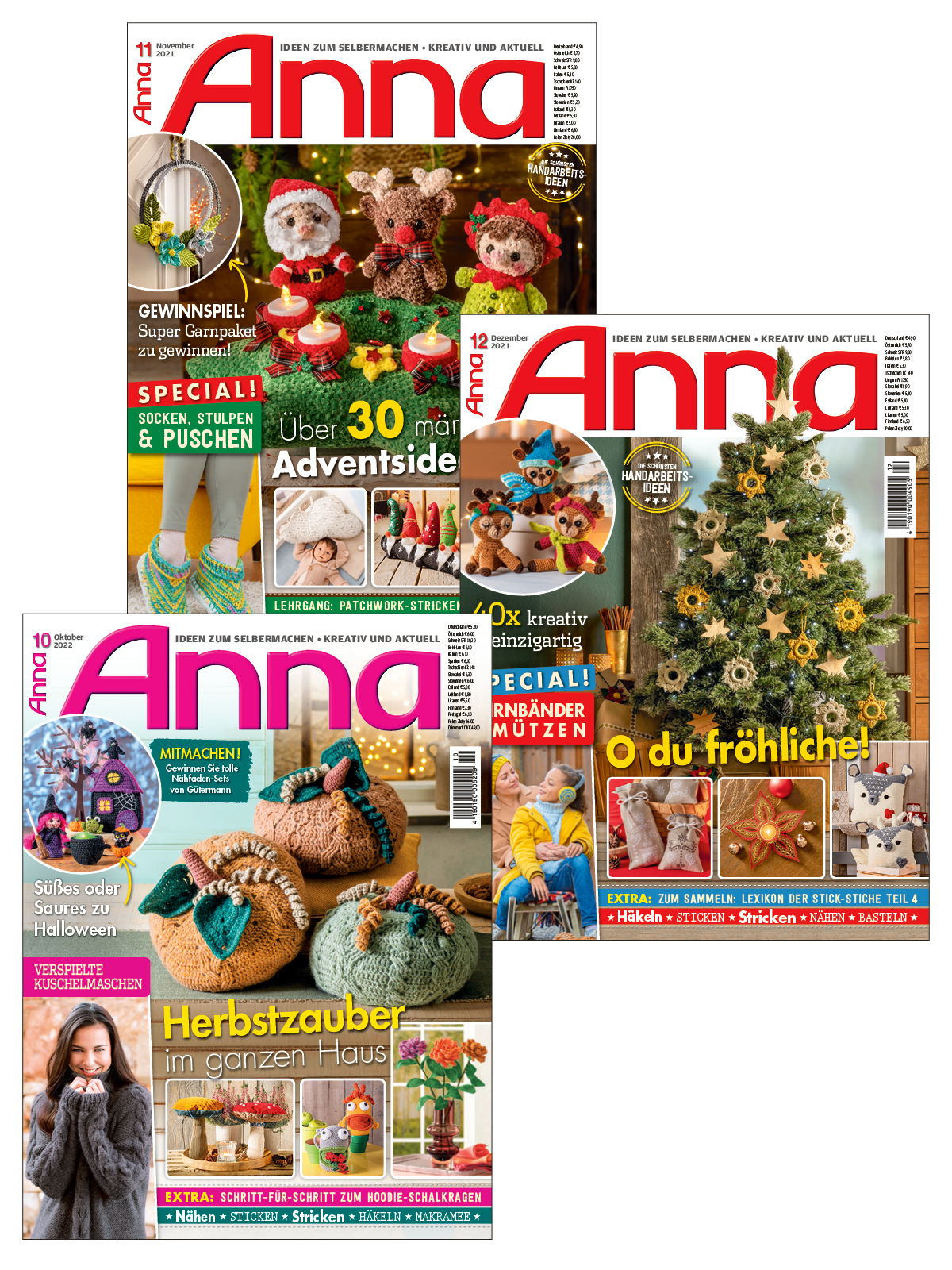 Handarbeits Bundle HaB15/22: Anna 21 011 + 21 012 + 22 010