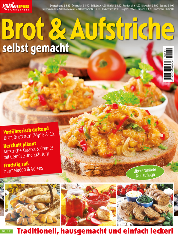Magazin Produktbild: Küchenspass Sonderheft KU111- Brot & Aufstriche selbst gemacht