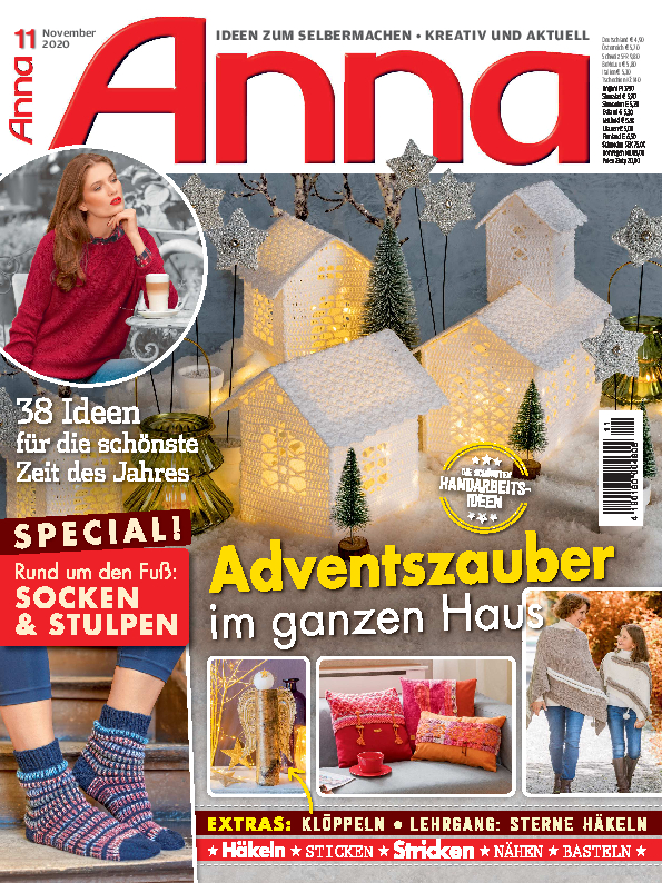 Magazin Produktbild: ANNA Nr. 11/2020 - Adventszauber im ganzen Haus