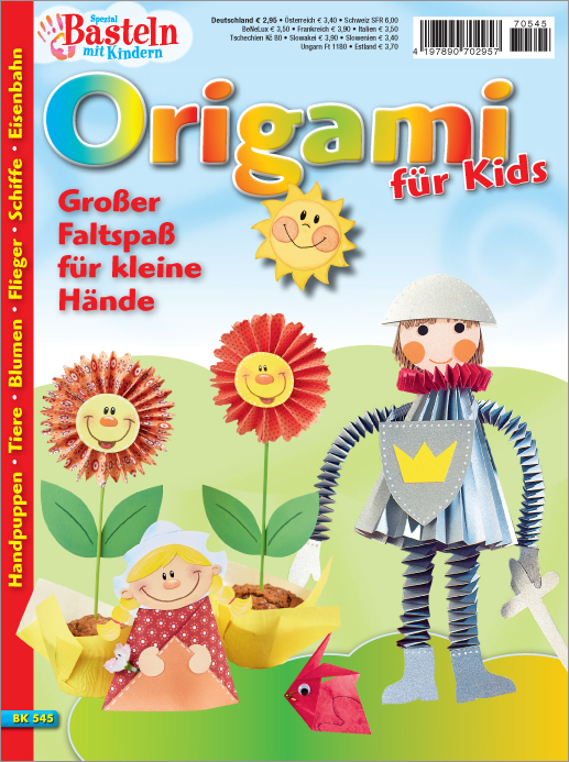 Magazin Produktbild: Basteln mit Kindern Spezial B545K- Origami für Kids