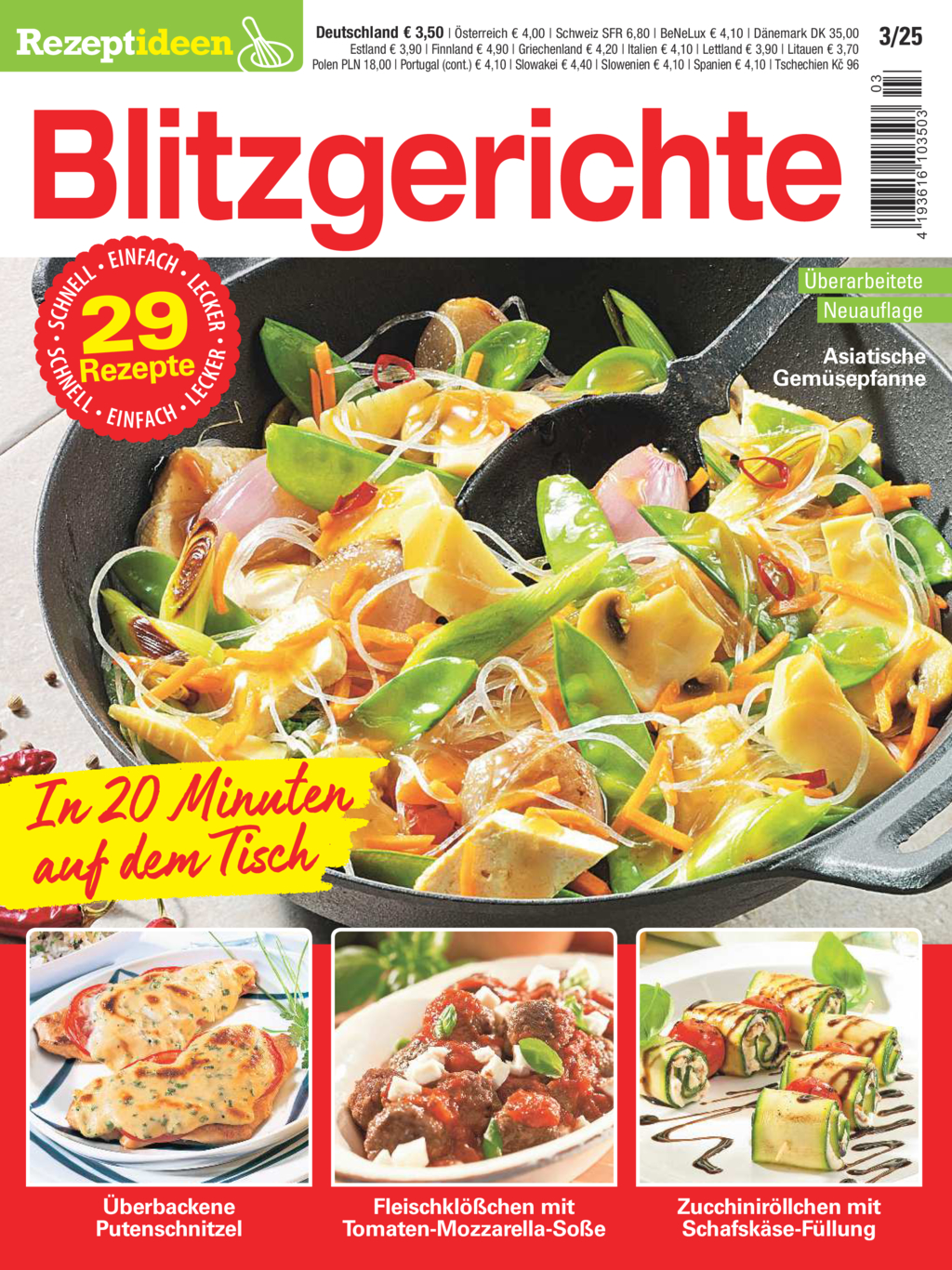Magazin Produktbild: Rezeptideen 3/25 - Blitzgerichte