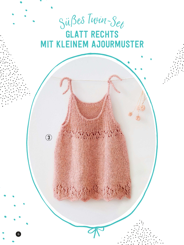 Rosa Knit-Top, glatt rechts, zartes Ajourmuster, Trägertop, modisch, handgemacht, DIY, perfekt für Sommer.