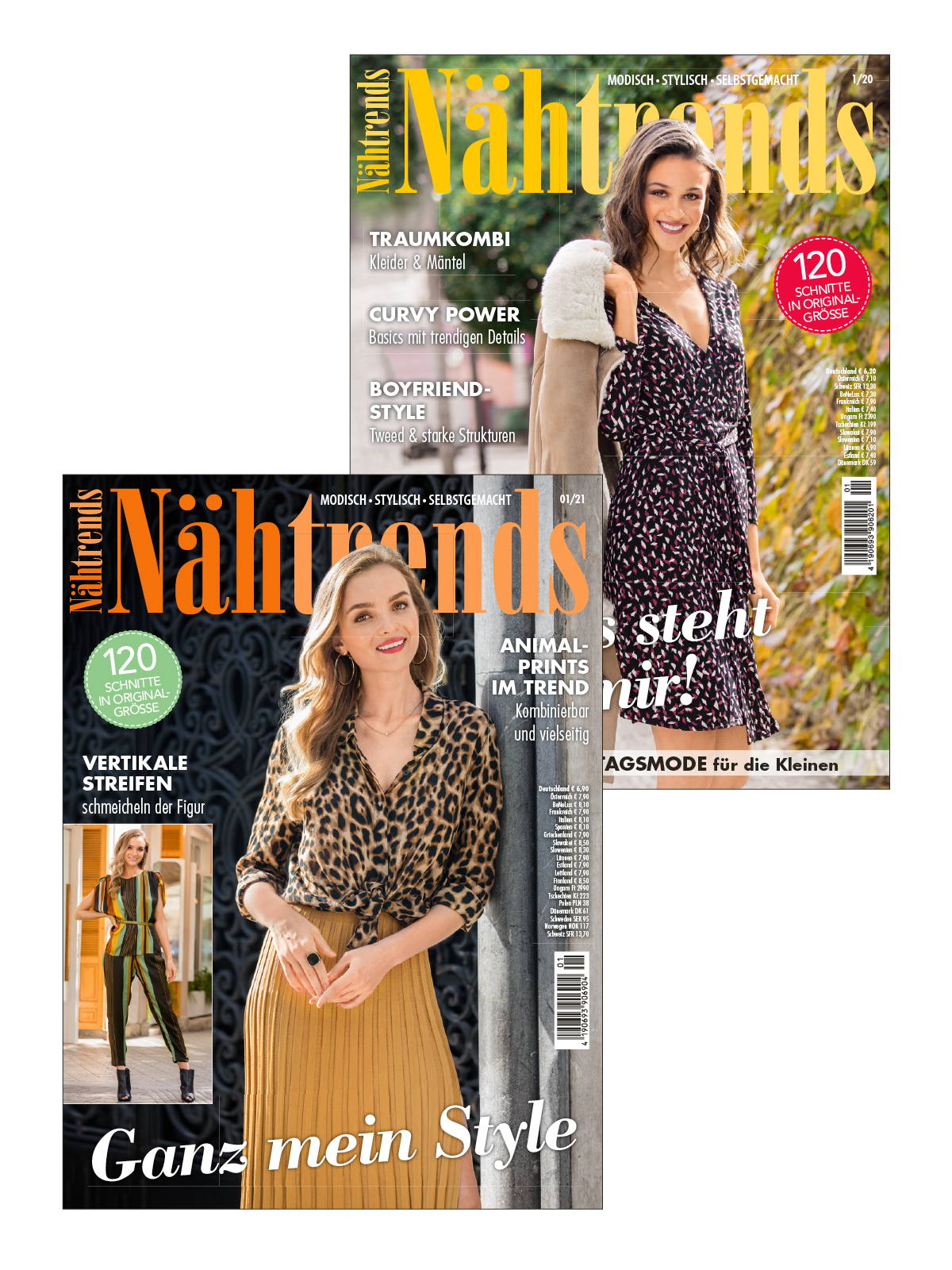 Näh-Bundle NBu18/21: Nähtrends 01/2020 + Nähtrends 01/2021