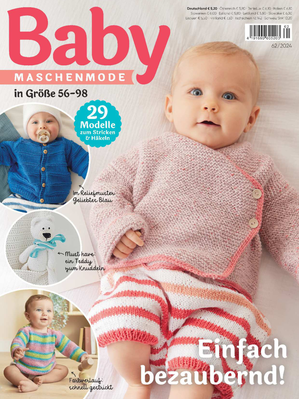 Magazin Produktbild: Baby Maschenmode 62/2024 - Einfach bezaubernd!