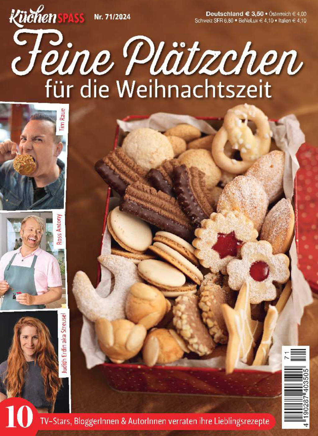 KüchenSPASS 71/2024 - Plätzchen Magazin Produktbild: KüchenSPASS 71/2024 - Plätzchen