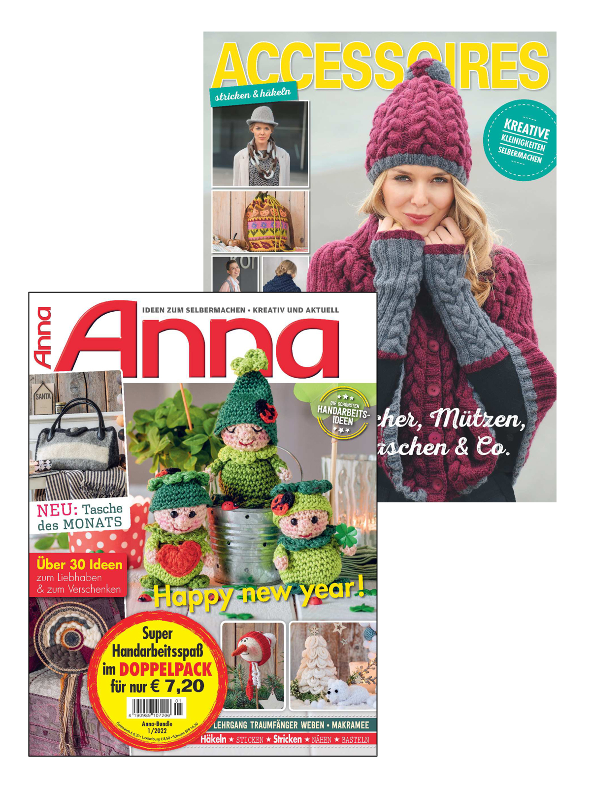 2 Zeitschriften: Anna Nr. 1/2022 und Accessoires 16 003