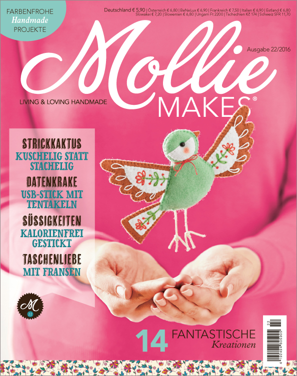 Magazin Produktbild: Mollie Makes 22/16- 14 fantastische Kreationen