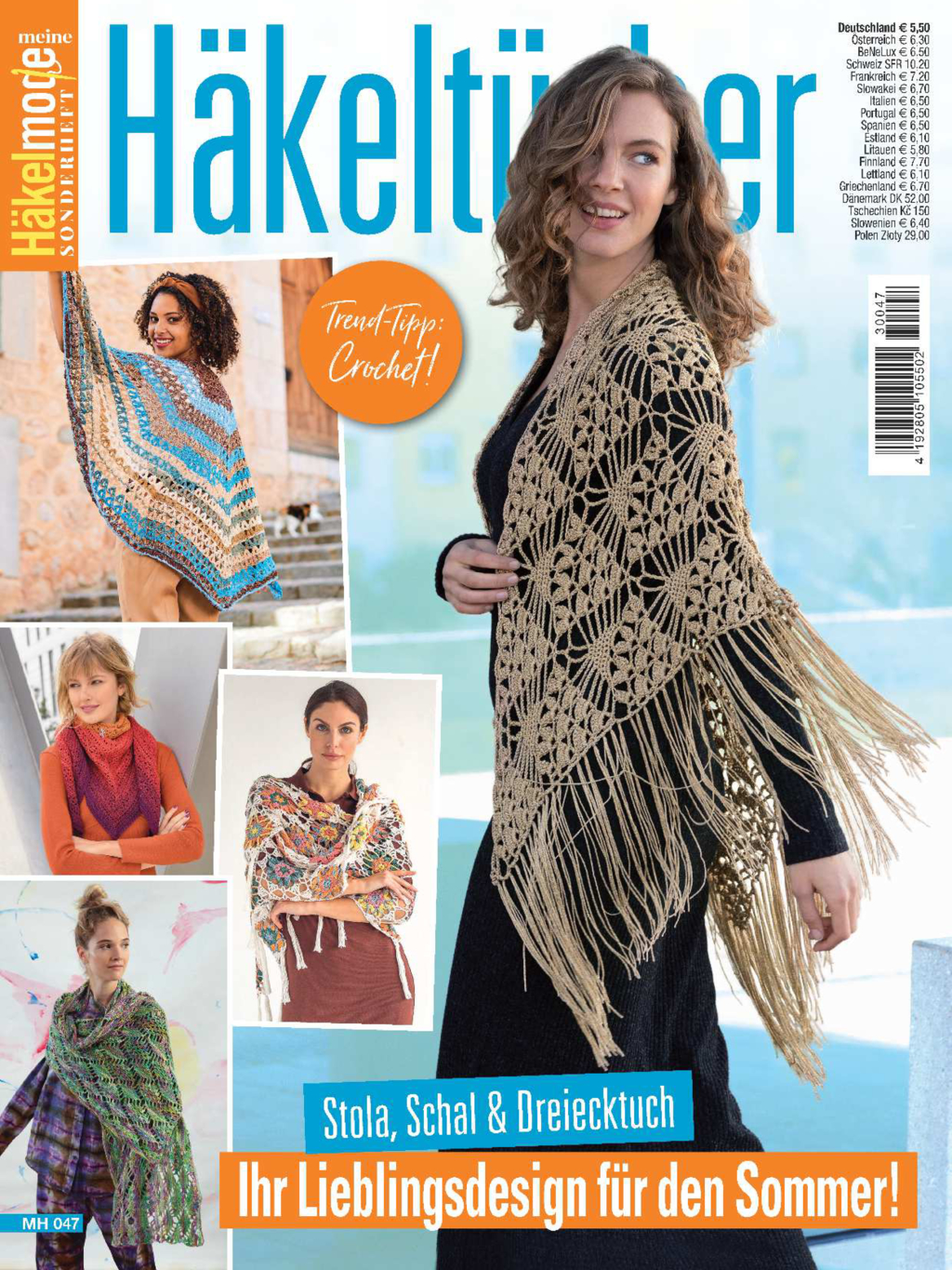 Meine Häkelmode Sonderheft MH 047 - Häkeltücher Magazin Produktbild: Meine Häkelmode Sonderheft MH 047 - Häkeltücher