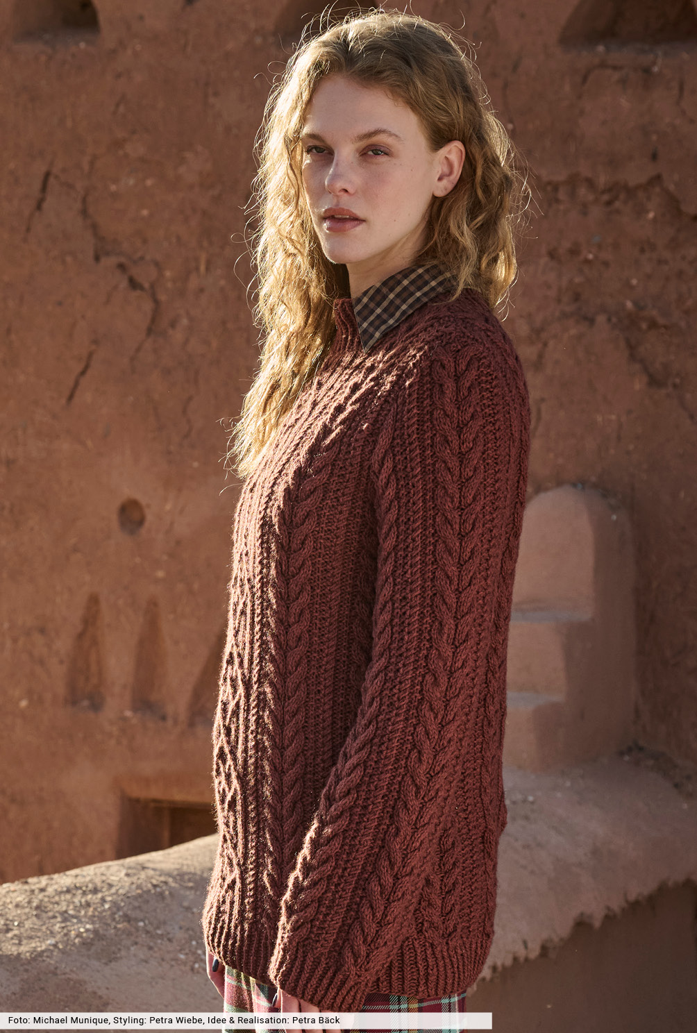 Modellansicht Bild 3: Pulli mit verschiedenen Zöpfen