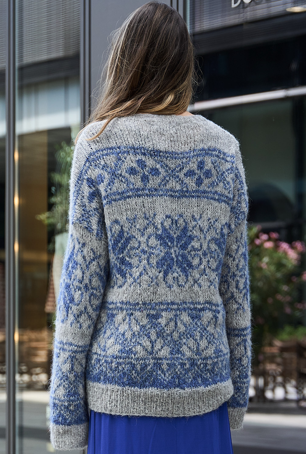 Pulli mit Eiskristallen