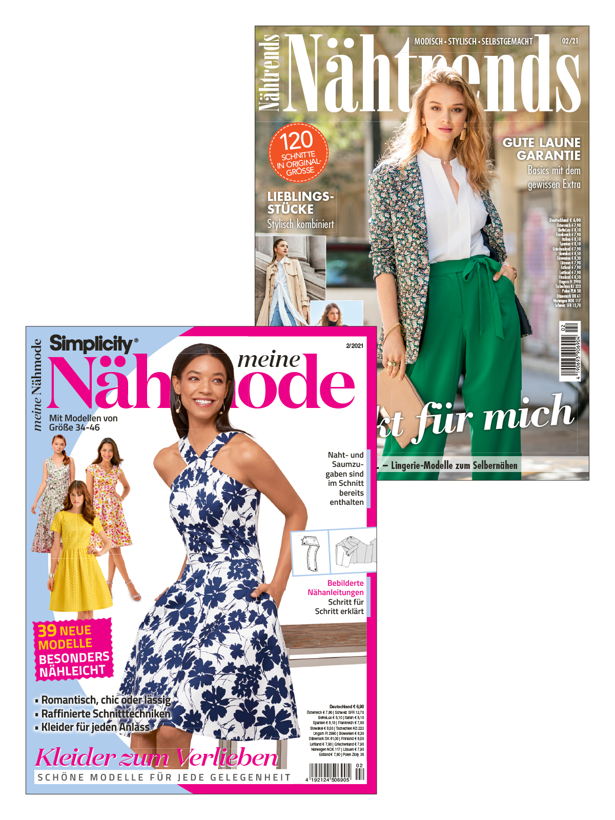 Näh-Bundle NBu20/22: Nähtrends 02/2021 + Meine Nähmode 02/2021