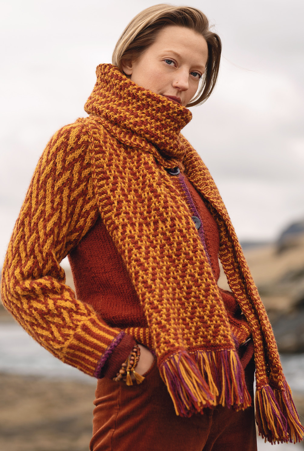 Modellansicht Bild 2: Set aus Jacke und Schal