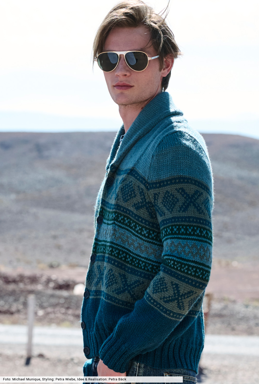 Modellansicht Bild 3: Jacquardmuster-Jacke