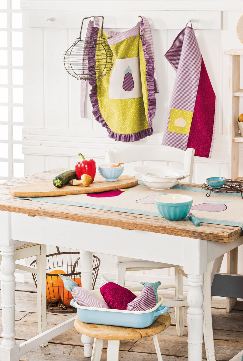 Modellansicht Bild 9: Genähte und bestickte Küchenhelfer, Accessoires und Deko-Objekte im Gemüsedesign