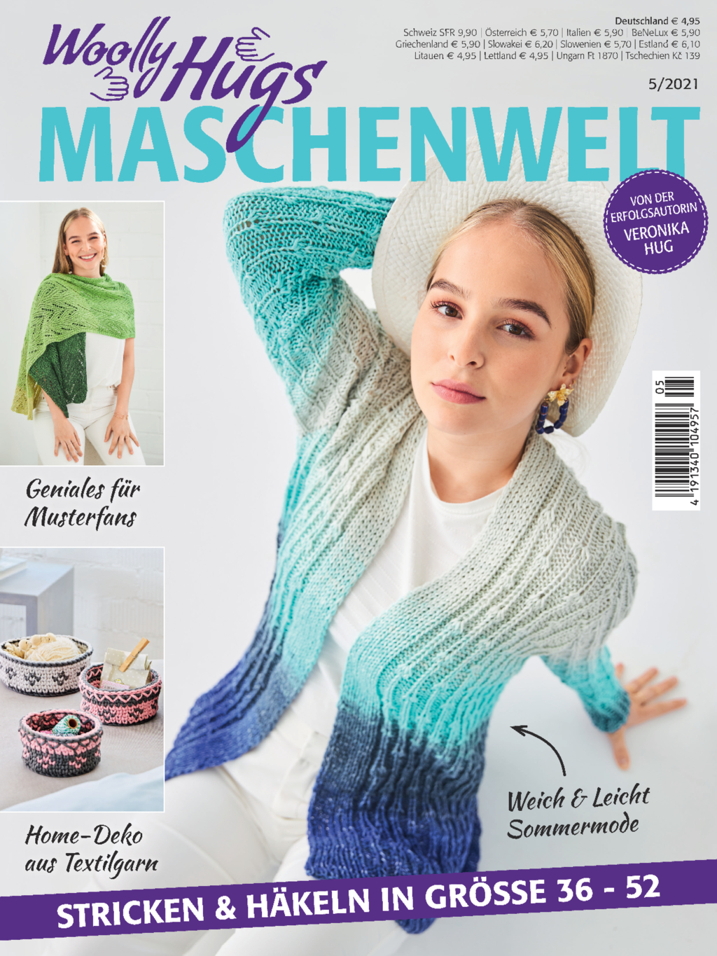 E-Paper: Woolly Hugs Maschenwelt Nr. 5/2021 - Stricken & Häkeln in den Größen 36 - 52