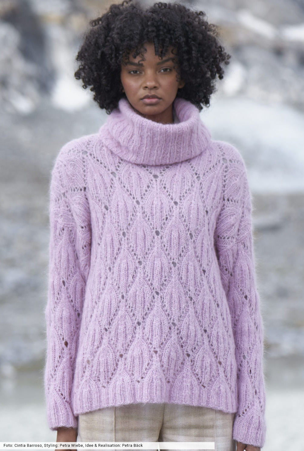 Modellansicht Bild 2: Pulli im Rautenmuster