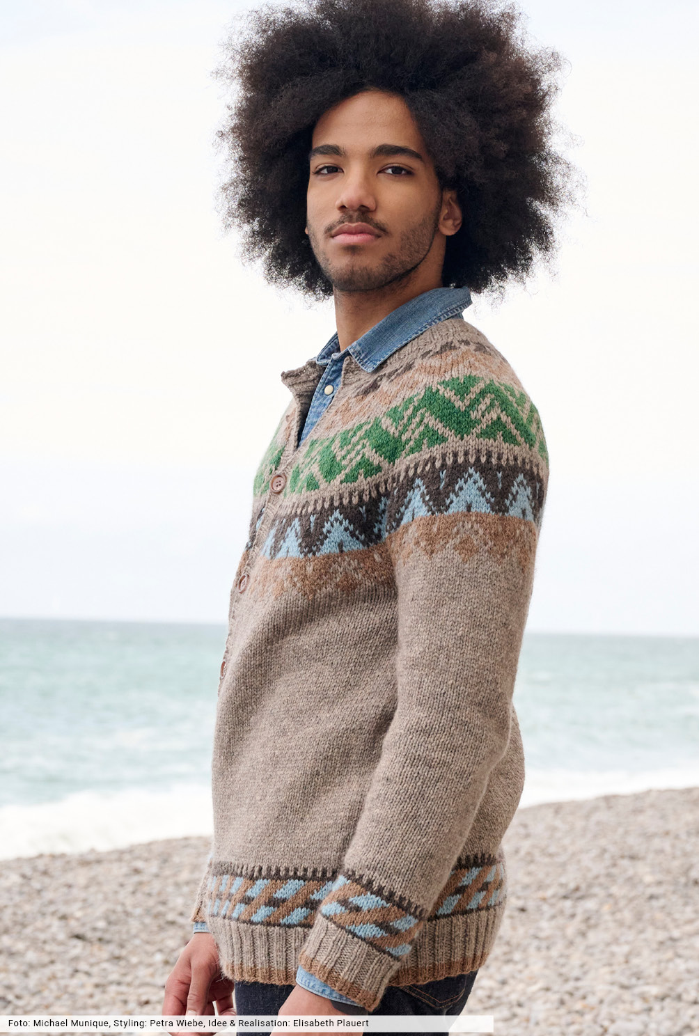 Modellansicht Bild 3: Jacke mit Jacquardpasse