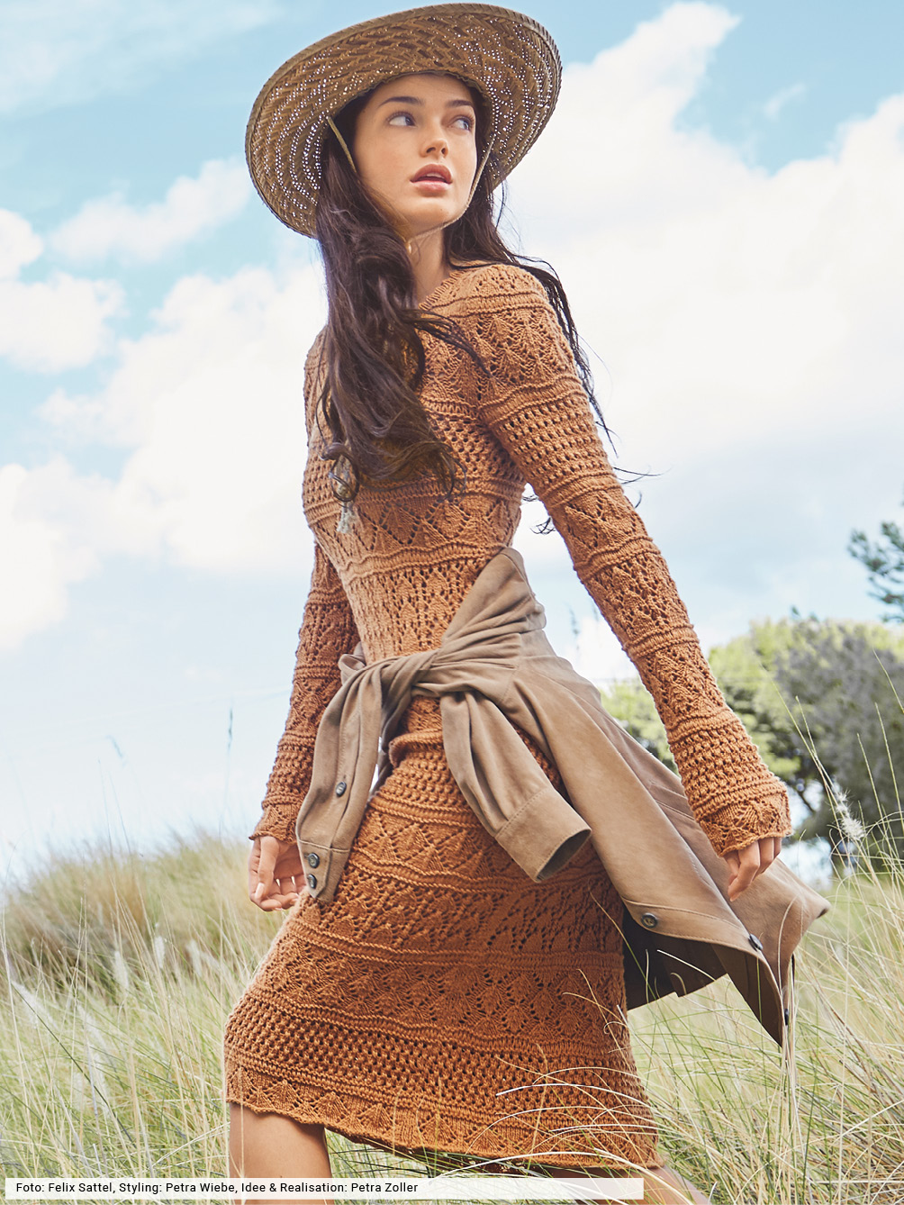 Modellansicht Bild 1: Kleid im Mustermix