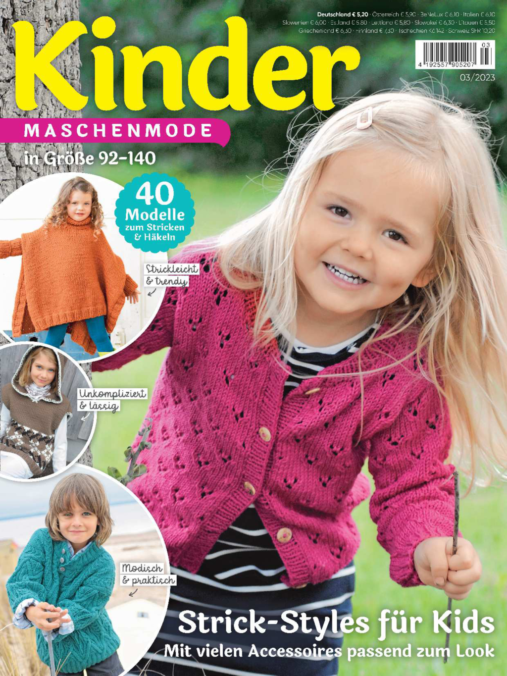 Kinder Maschenmode 3/2023 - Strick-Styles für Kids