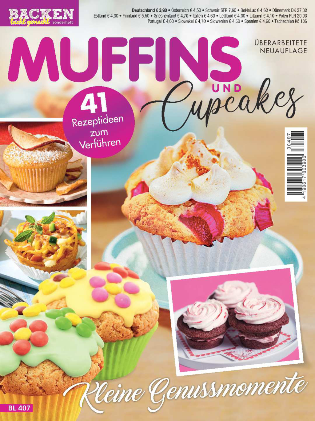 Magazin Produktbild: Backen leicht gemacht Sonderheft BL 407 - Muffins & Cupcakes