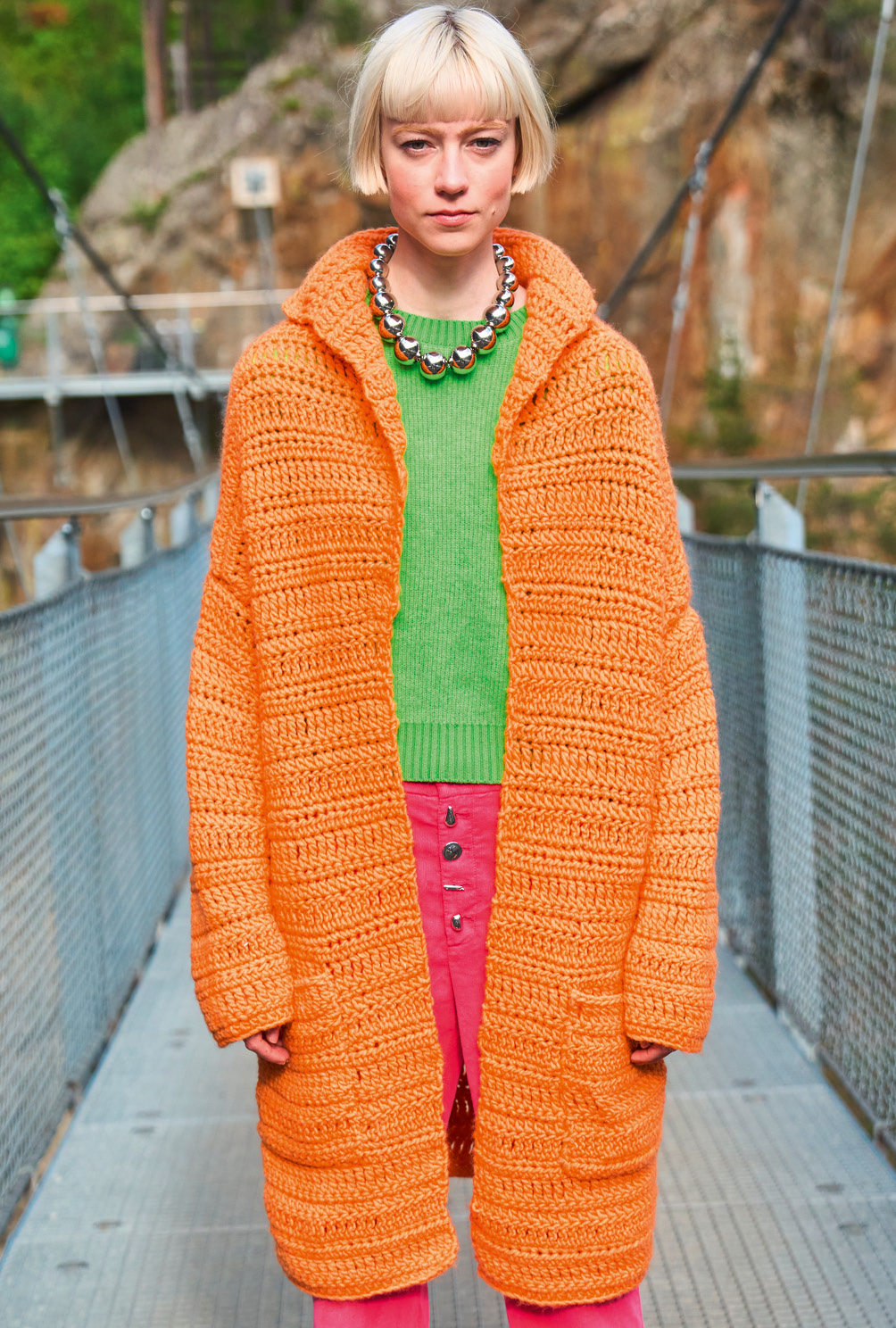 Modellansicht Bild 3: Gehäkelter Mantel