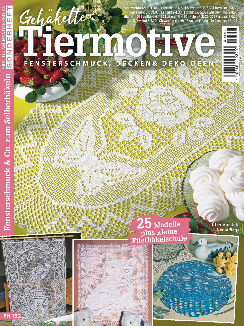 Magazin Produktbild: Freude am Handarbeiten SH FH 152 - Gehäkelte Tiermotive