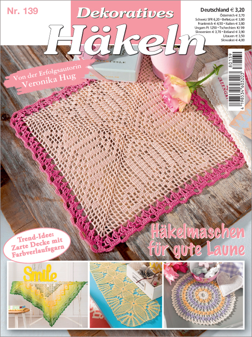 Magazin Produktbild: Dekoratives Häkeln Nr. 139 - Häkelmaschen für gute Laune