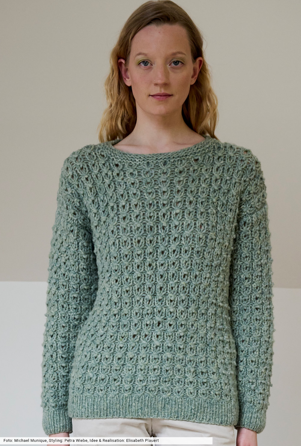 Modellansicht Bild 2: Pulli mit Ajourstrukturen