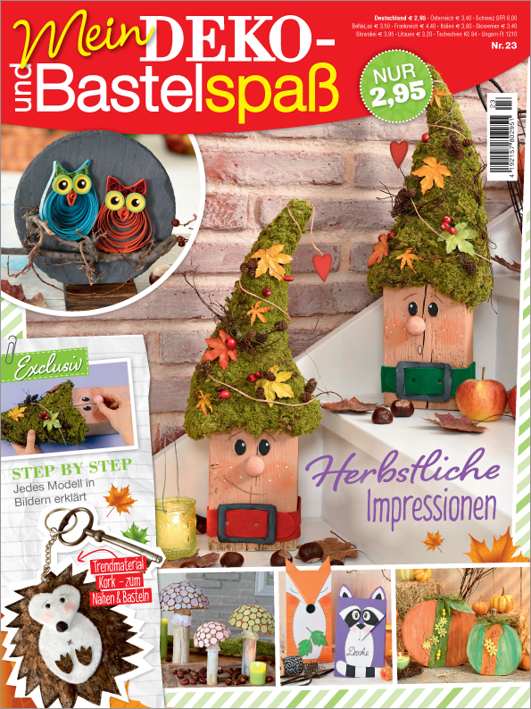 Magazin Produktbild: Mein Deko- und Bastelspaß Nr. 23/2016 - Herbstliche Impressionen