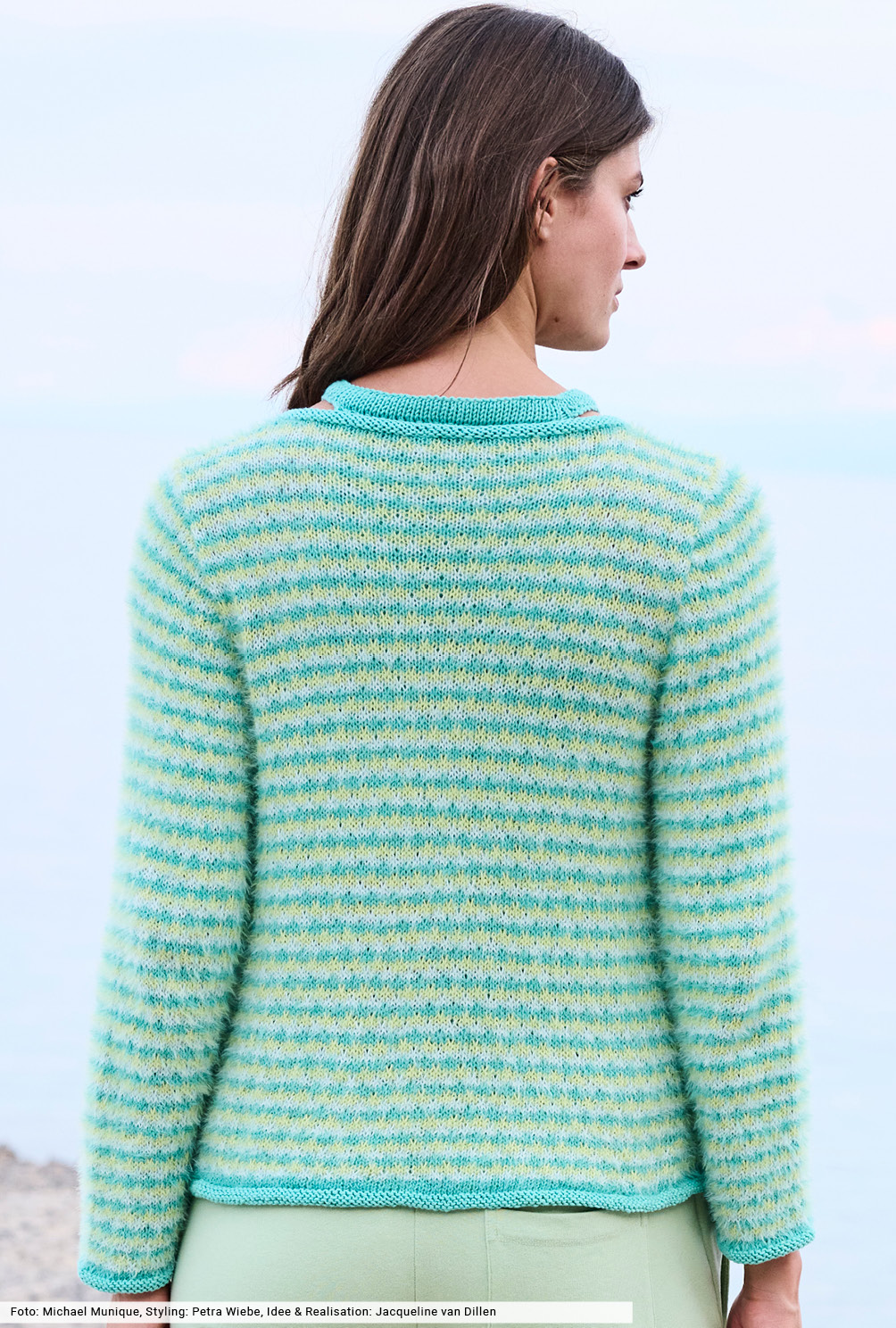 Modellansicht Bild 5: Twinset aus Top und Jacke