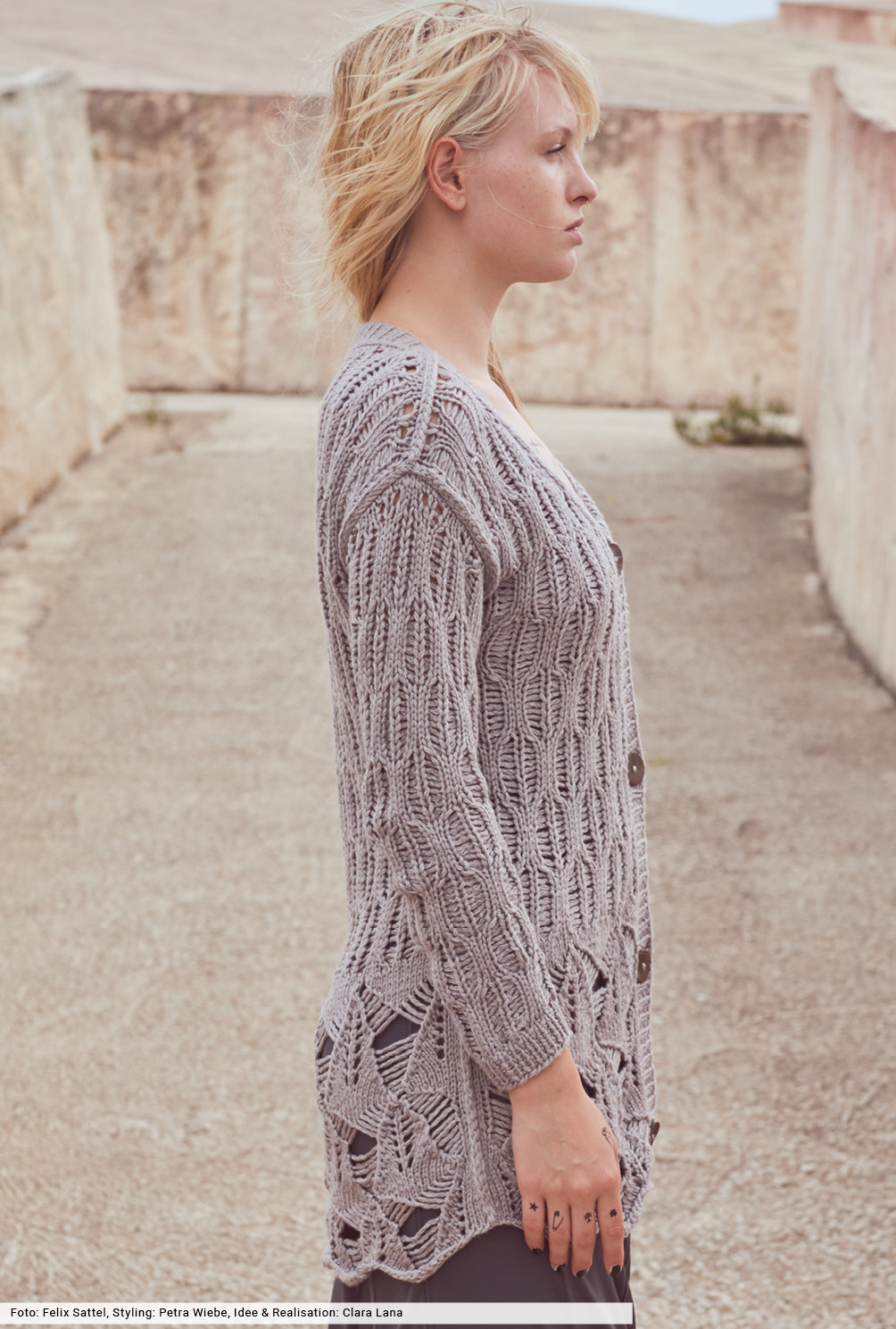 Modellansicht Bild 4: Jacke im Fantasiemuster