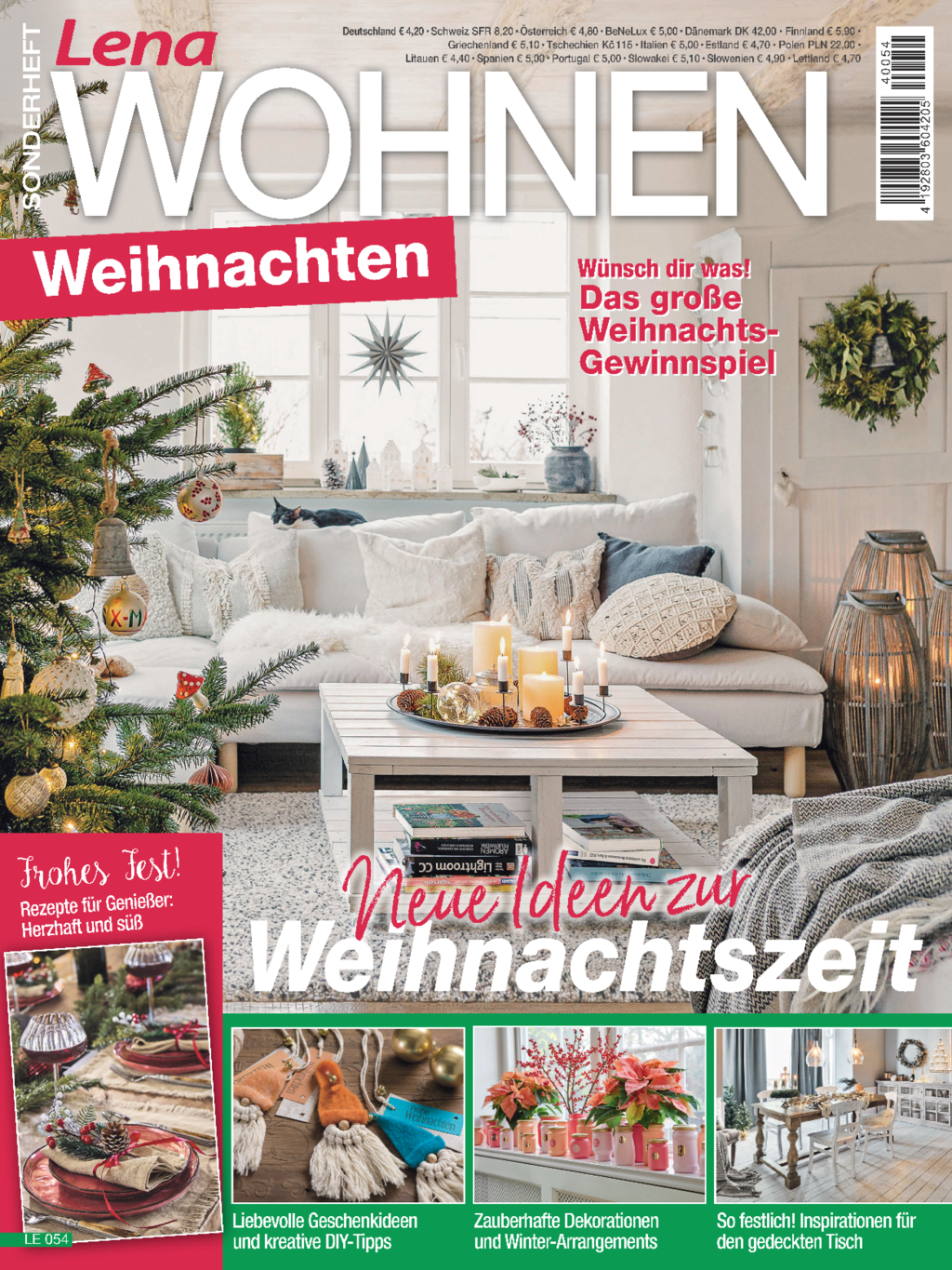 Magazin Produktbild: Lena Wohnen Sonderheft LE 054 - Neue Ideen zur Weihnachtszeit