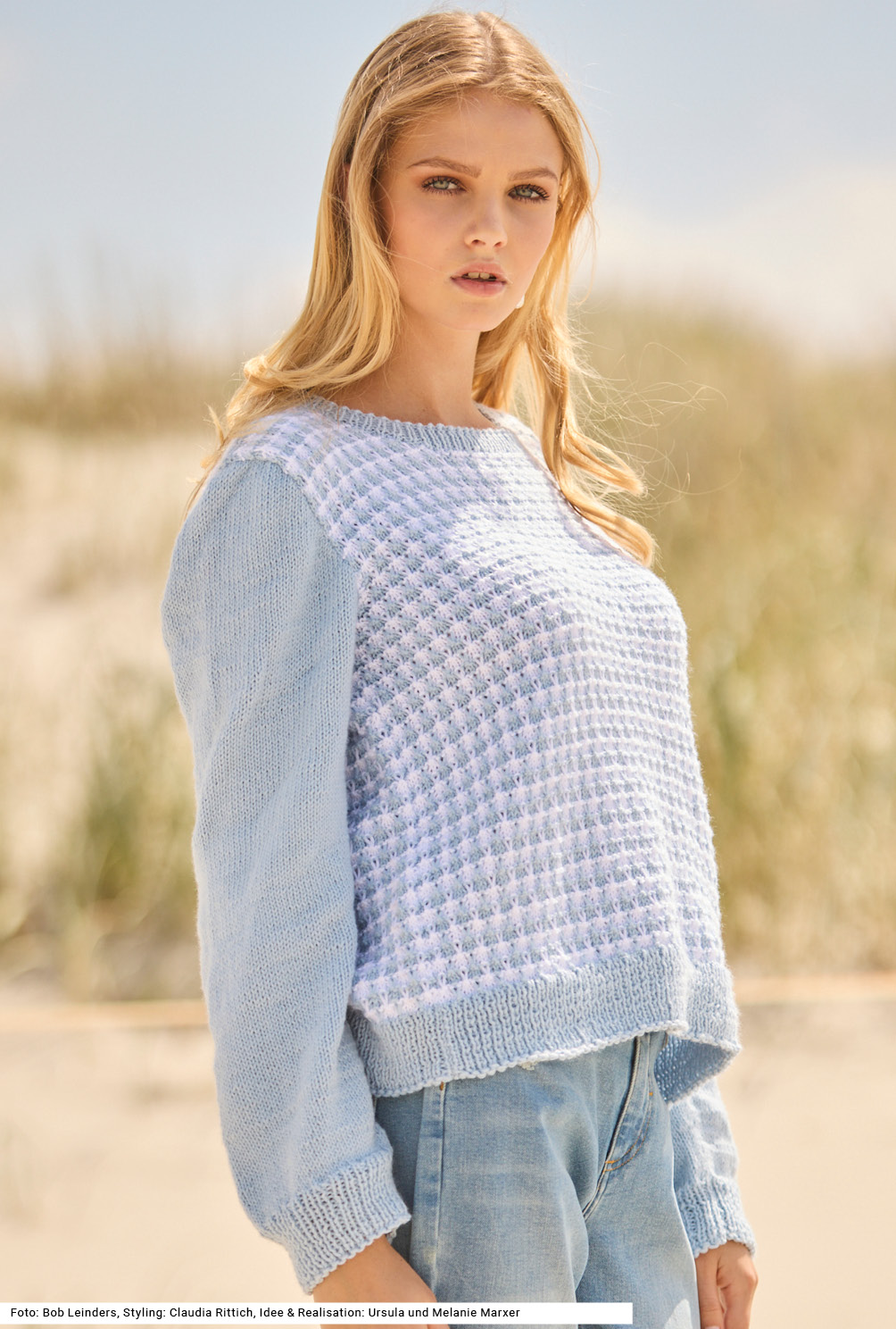 Modellansicht Bild 4: Pulli mit Strukturmuster