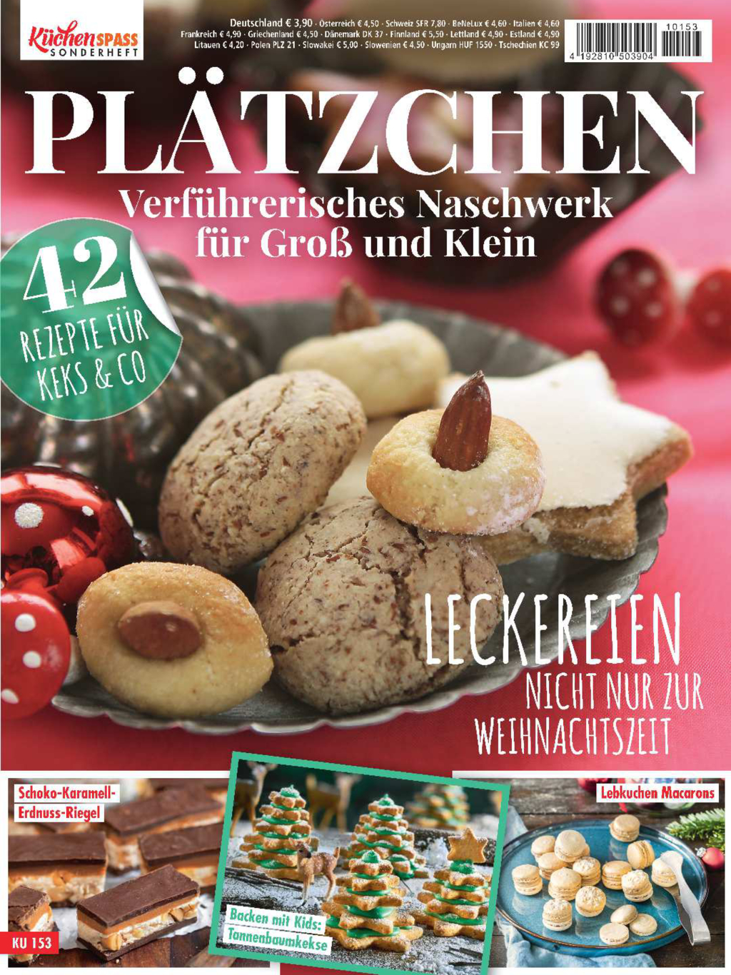 Magazin Produktbild: Küchenspaß Sonderheft KU 153 - Leckereien nicht nur zur Weihnachtszeit