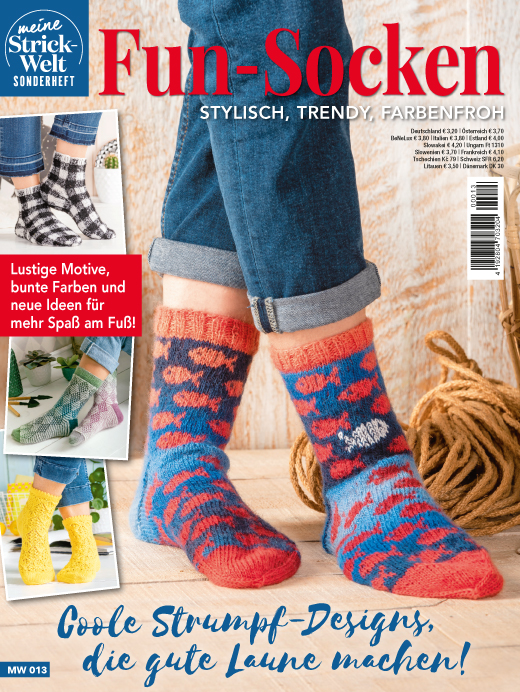 Meine Strickwelt Sonderheft MW 013 - Fun-Socken Magazin Produktbild: Meine Strickwelt Sonderheft MW 013 - Fun-Socken
