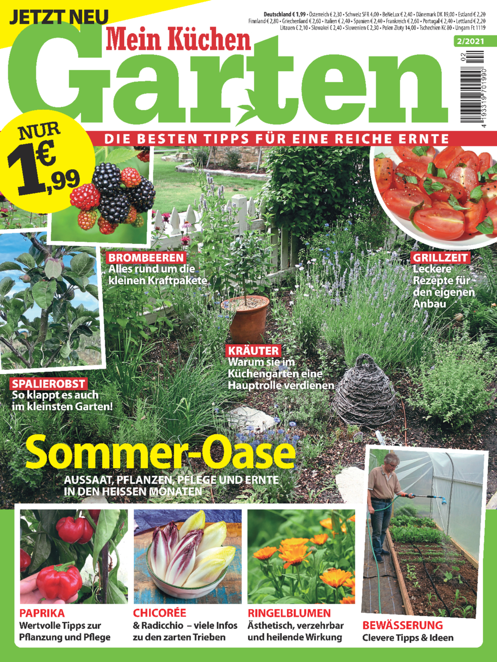 Magazin Produktbild: Mein Küchengarten Nr. 2/2021 - Sommer Oase
