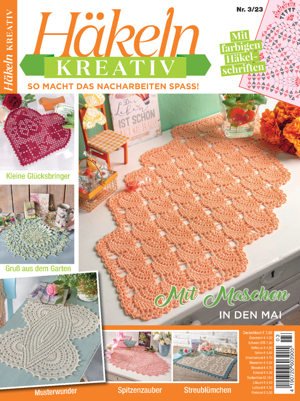 Häkeln kreativ Nr. 03/2023 - Mit Maschen in den Mai Magazin Produktbild: Häkeln kreativ 03/2023 - Mit Maschen in den Mai
