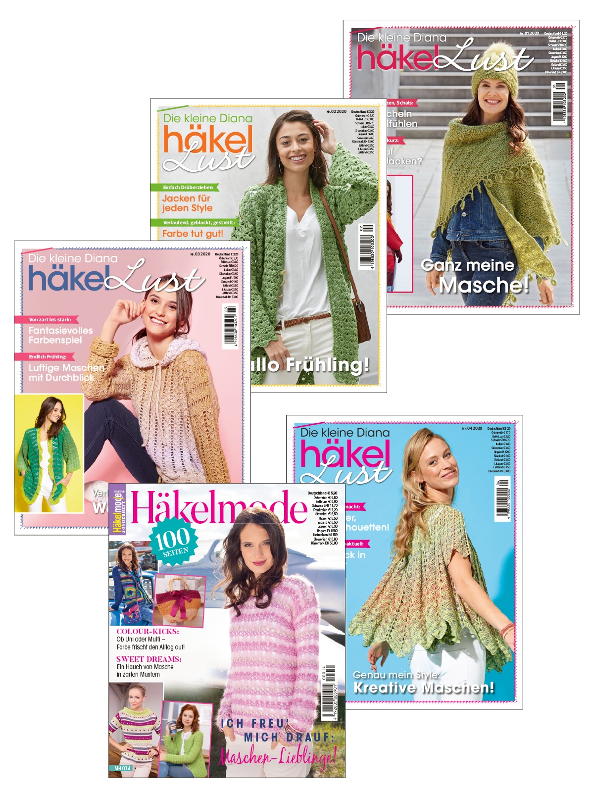 5 Zeitschriften statt 18,70 € nur 9,35 € - 4 Ausgaben von Die kleine Diana und Meine Häkelmode Sonderheft MH 014 5 Zeitschriften statt 18,70 € nur 9,35 € - 4 Ausgaben von Die kleine Diana und Meine Häkelmode Sonderheft MH 014