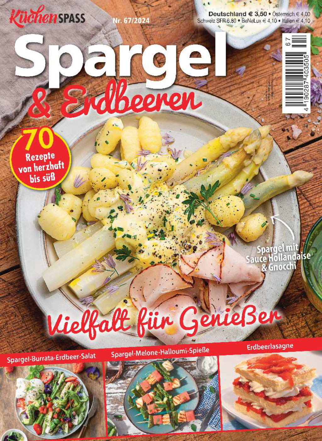 E-Paper: KüchenSPASS 67/2024 - Spargel & Erdbeeren