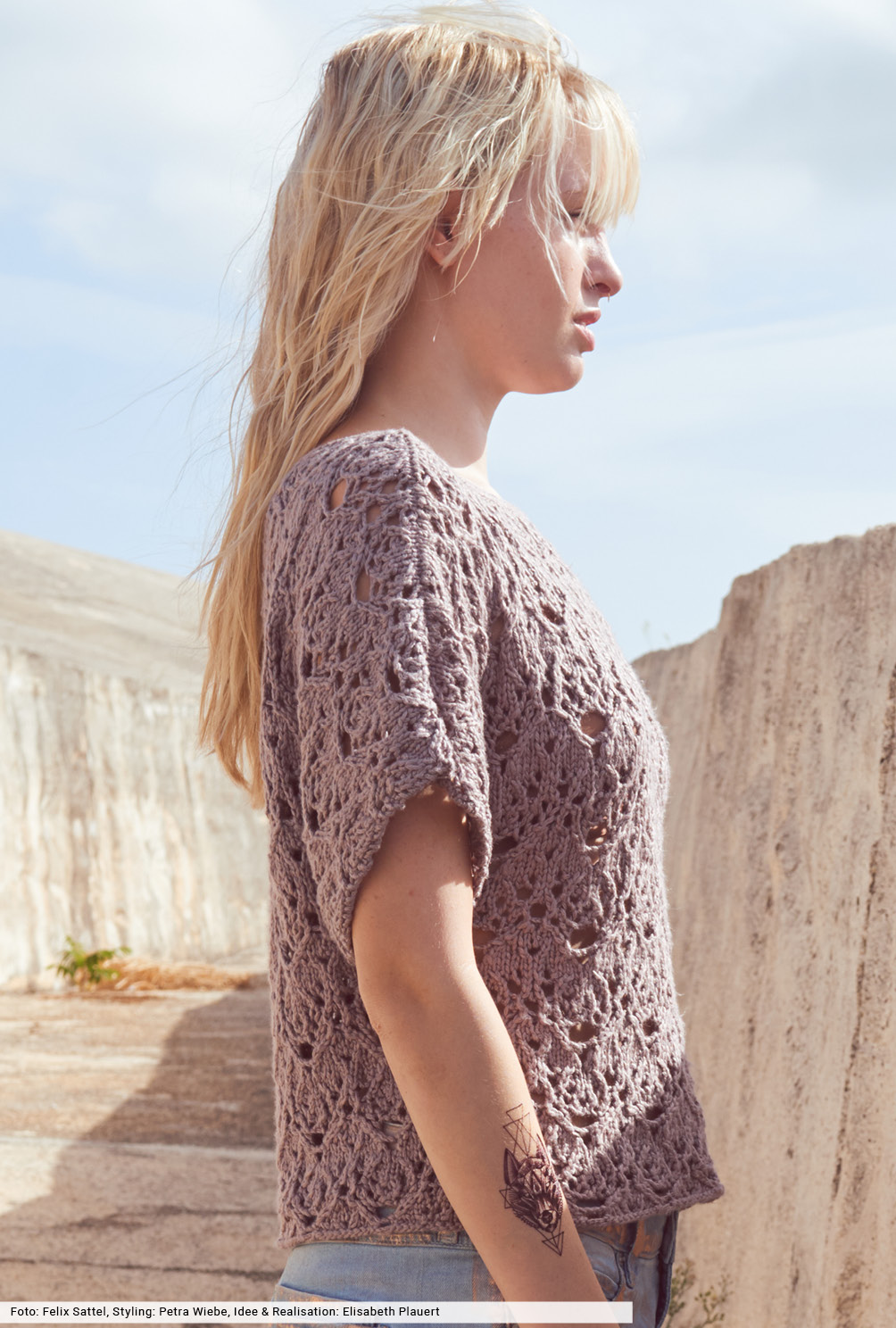 Modellansicht Bild 4: Pulli im Fanstasiemuster