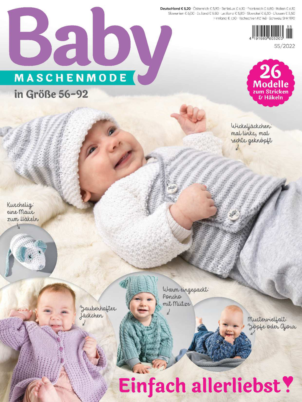 Baby Maschenmode E-Paper-Archiv 2022-alle Ausgaben als E-Paper-Sparpaket